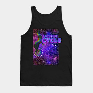 Unique Cycle Einrad lustiges Artist Zirkus Design Tank Top